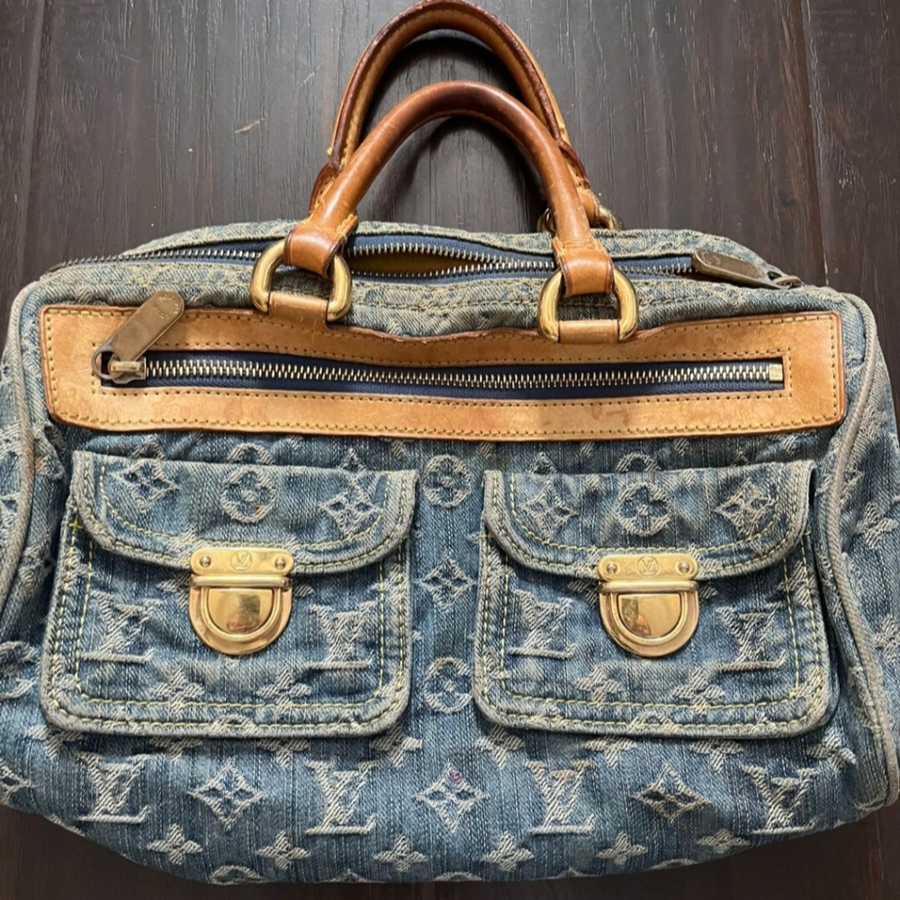 Louis vuitton denim Neo Speedy